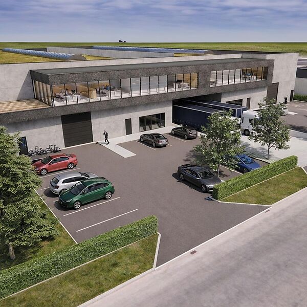 LANCERING NIEUW PROJECT: BEDRIJFSGEBOUW MET LAADKADES LANGS DE R4 TE Gent